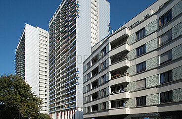 Berlin  Deutschland - Wohnbebauung in der Innenstadt