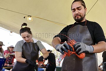 US-amerikanisches Kalifornien-Lobster-Festival