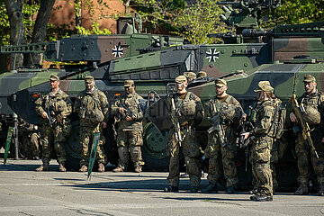 Deutschland  Munster - Pressetermin der Panzerlehrbrigade 9 NIEDERSACHSEN der Bundeswehr (Panzertruppenschule Munster)