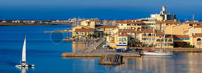 Frankreich. Aude (11) Port Leucate  der Yachthafen