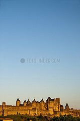 FRANKREICH. Aude (11) Carzassonne. Die City Remparts  die von der UNESCO als Weltkulturerbe der Menschheit aufgeführt ist