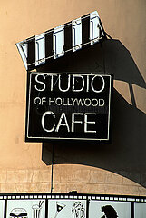 USA  Kalifornien  Los Angeles  Hollywood Boulevard. Studio Café
