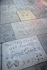 U.S.A. California. Los Angeles. Hollywood. Mann's chinese theatre