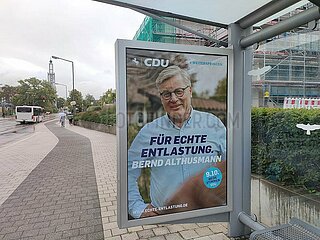 CDU-Wahlplakat zur Landtagswahl Niedersachsen 2022