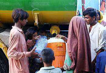 Pakistan-Flood-betroffene Gebiete