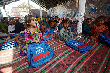Pakistan-Peshawar-Flood-School