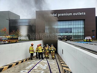 Südkorea-dajeon-Outlet Mall-Fire