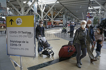 CANADA-RICHMOND-AIRPORT-COVID-19-TRAVEL-RESTRICTIONS