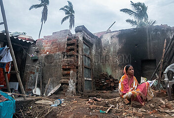 Aftermath of the Cyclone in India