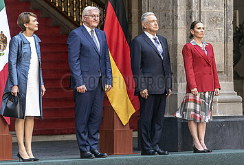 Buedenbender + Steinmeier + Lopez Obrador + Gutierrez Mueller