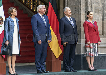 Buedenbender + Steinmeier + Lopez Obrador + Gutierrez Mueller