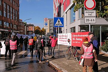 Demo  Mieten-Stopp  Hamburg  St.Georg