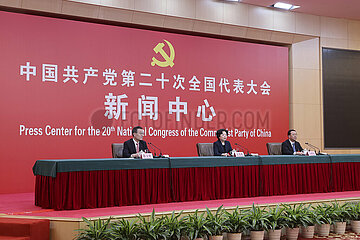 (CPC-Kongress) China-Beijing-CPC National Congress-Press Conference (CN)