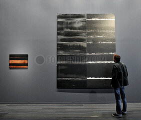 FRANCE. AVEYRON (12) RODEZ  SOULAGES MUSEUM. SHOWROOM
