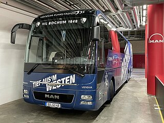 Mannschaftsbus des VfL Bochum