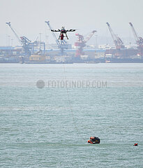 China-Guangdong-Pearl River Mündung-Maritime Search and Rescue Drill (CN)