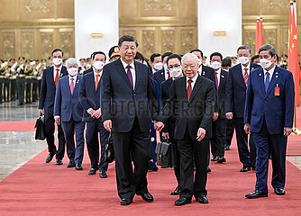 China-Beijing-Xi Jinping-Vietnam-Communist Party Chief Talks (CN)
