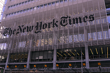 USA . NEW YORK . New york Times building