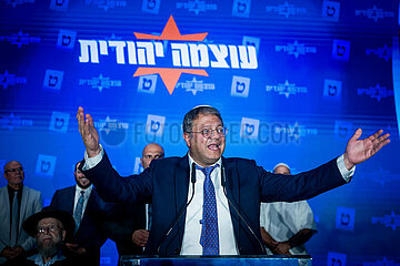 Israel-Tel Aviv-Wahlen-Itamar Ben-Gvir