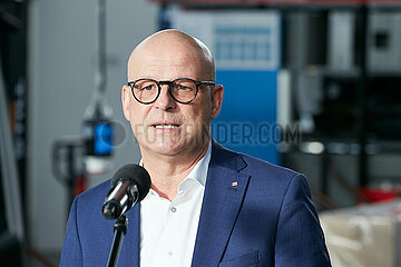 Berlin  Deutschland - Martin Seiler bei einer Pressekonferenz zum Projekt THAMM.