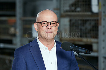 Berlin  Deutschland - Martin Seiler bei einer Pressekonferenz zum Projekt THAMM.
