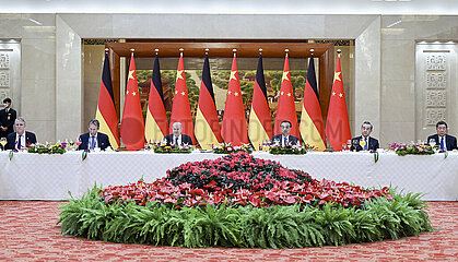 China-Beijing-Li Keqiang-Germany-Meeting (CN)
