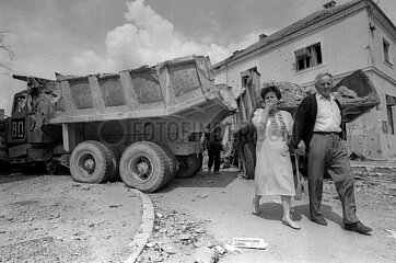 22.06.1992  Mostar  Bosnien und Herzegowina - Bosnienkrieg. Ende der ersten Belagerung von Mostar