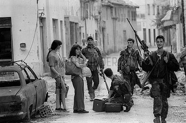 22.06.1992  Mostar  Bosnien und Herzegowina - Bosnienkrieg. Ende der ersten Belagerung von Mostar