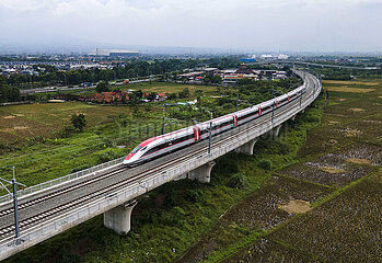 Indonesien-Jakarta-Bandung Hochgeschwindigkeits-Eisenbahn-Hot-Turning