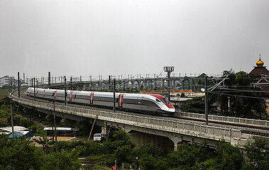 Indonesien-Jakarta-Bandung Hochgeschwindigkeits-Eisenbahn-Hot-Turning
