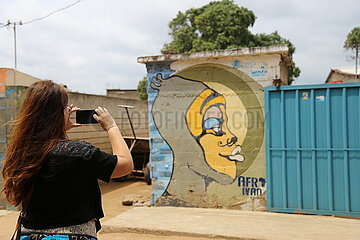 Künstler der Mosambik-Maputo-Straße
