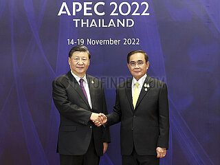 THAILAND-BANGKOK-XI JINPING-APEC-THAI PM