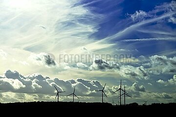 Windräder in Frankreich