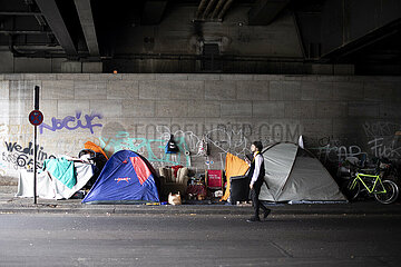 Soziale Schere  Obdachlosigkeit