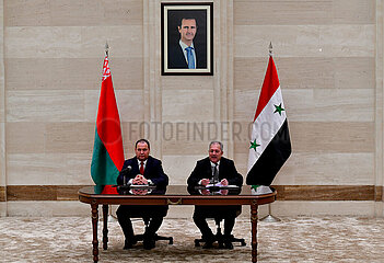 Syrien-Damaskus-PM-Belarus-PM-Meeting