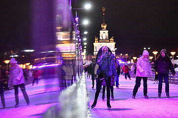 RUSSIA-MOSCOW-ICE RINK-OPENING