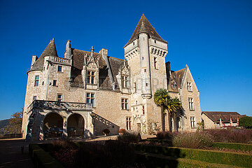 FRANCE. Dordogne (24) Perigord Noir Castelnaud-la-Chapelle  Chateau des Milandes  former castle of Josephine Baker