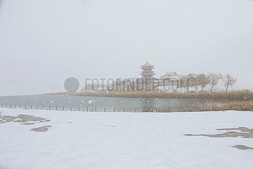#CHINA-GANSU-DUNHUANG-SNOWFALL (CN)