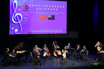 NEW ZEALAND-WELLINGTON-CHINA-DIPLOMATIC RELATIONS-50TH ANNIVERSARY-CONCERT