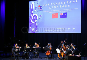 NEW ZEALAND-WELLINGTON-CHINA-DIPLOMATIC RELATIONS-50TH ANNIVERSARY-CONCERT