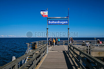 Seebad  Boltenhagen  Mecklenburg-Vorpommern  Deutschland