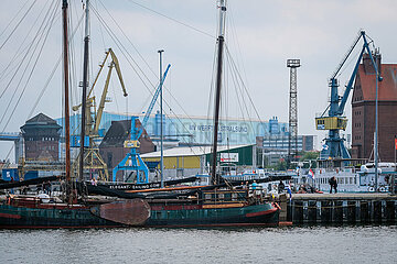 Hafen Stralsund  MV Werften Stralsund  Mecklenburg-Vorpommern  Deutschland