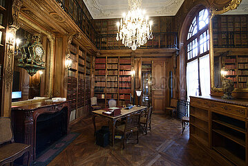 France. Paris (75) 2nd arrondissement. National Library of France (BNF). Office of the Presidency