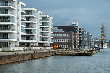 Deutschland  Bremerhaven - Wohnsiedlung in nobler Lage am Neuen Hafen