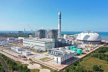 Kambodscha-Präehische Sihanouk-chinesisch-investierte Kraftwerkstart