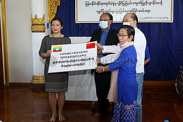 Myanmar-kyaukphyu-china-Donation