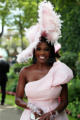 Royal Ascot  Ladies Day  Fashion: Women with hats at the racecourse
