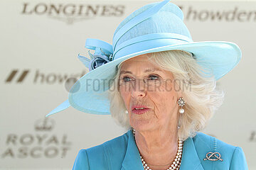 Ascot  Grossbritannien  HRH Camilla Mountbatten Windsor  Duchess of Cornwall