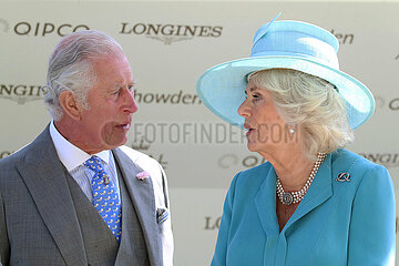 Royal Ascot  Portrait of HRH Prince Charles and Camilla  Duchess of Cornwall