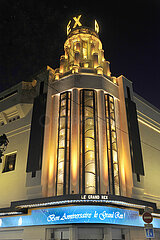 FRANCE . PARIS (75) 2ND DISTRICT. ON THE FAMOUS GRANDS BOULEVARDS  THE GRAND REX  MYTHICAL CINEMA  CELEBRATES ITS 90TH ANNIVERSARY WITH A NEW SET